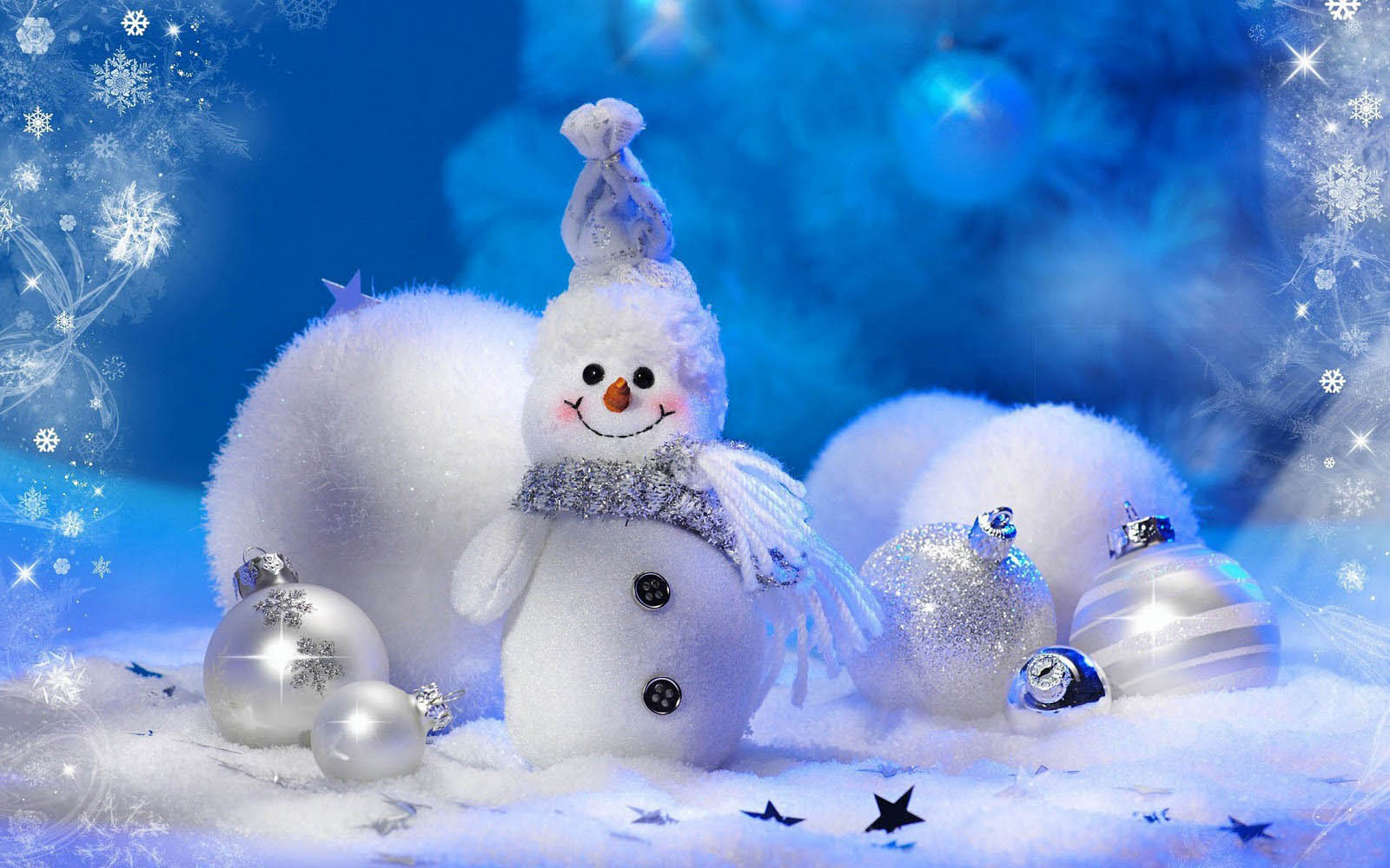 Free Desktop Christmas Snowman