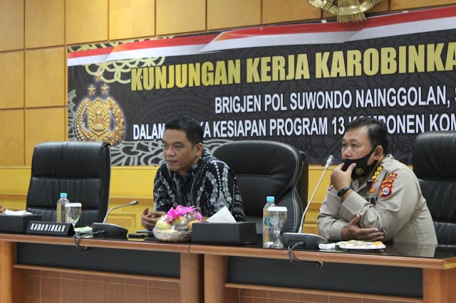 Kapolda Banten Sambut Kunjungan Kerja Karo Binkar SDM Polri