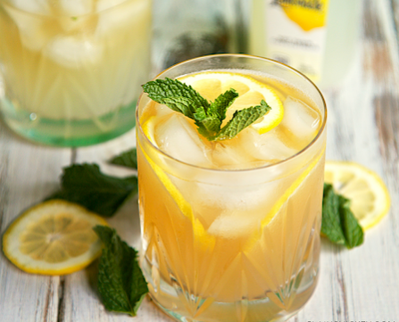 Bourbon Mint Lemonade #Cocktailrecipe #easy