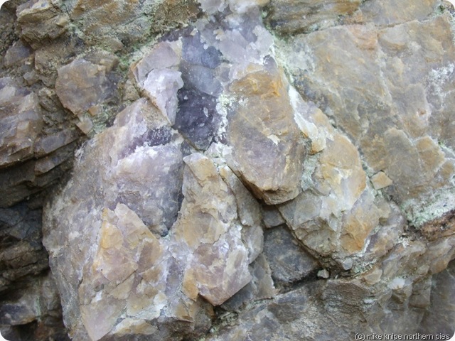 flourite and galena in situ