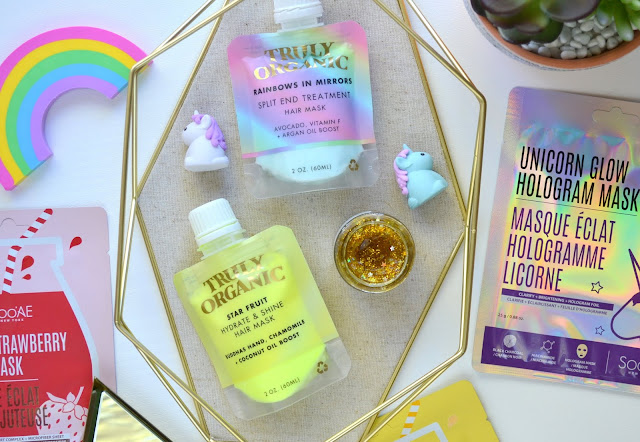 Truly Organic Rainbows in Mirrors, Star Fruit and the Star Kisser Jelly Lip Plumping Mask