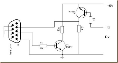  converter rs232 to arduino circuit diagram