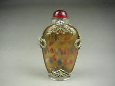 Ancient Chinese Glass. Bottle for Snuff.