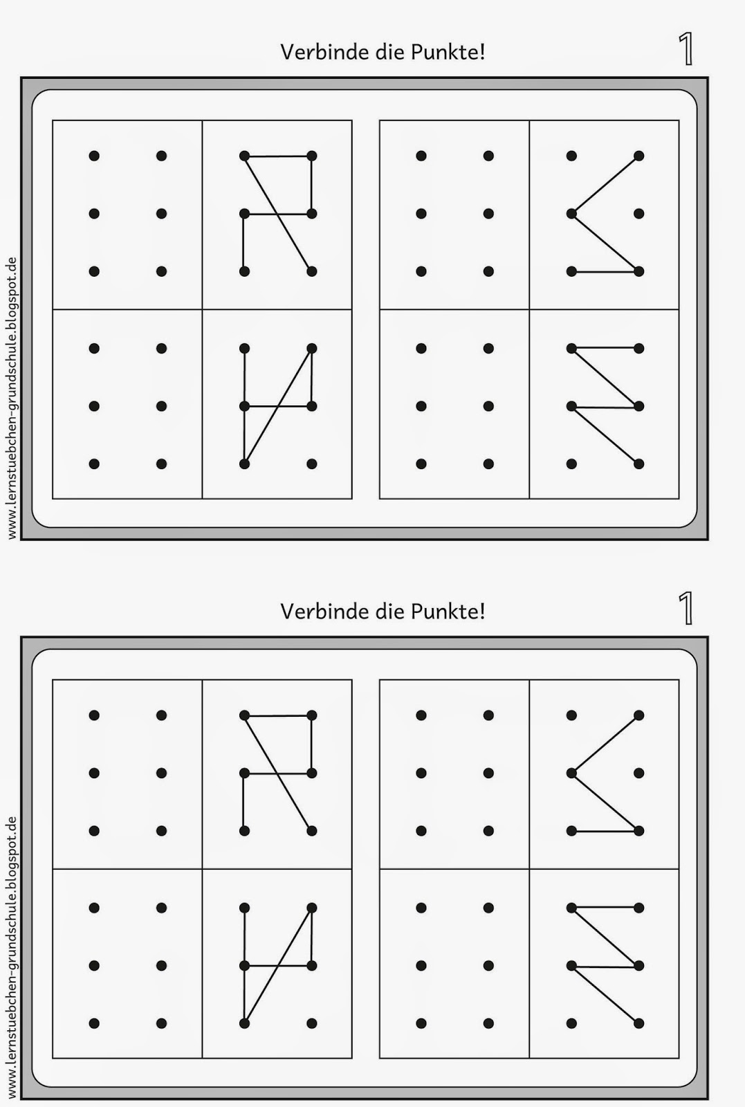 Zahlenbild - Kostenlose Ausmalbilder - Malvorlagen Zahlen Verbinden