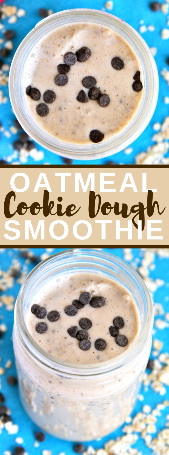 Oatmeal Cookie Dough Smoothie #drinks #healthydrink