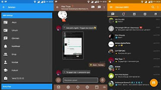 BBM Mod iMessenger Lite Style