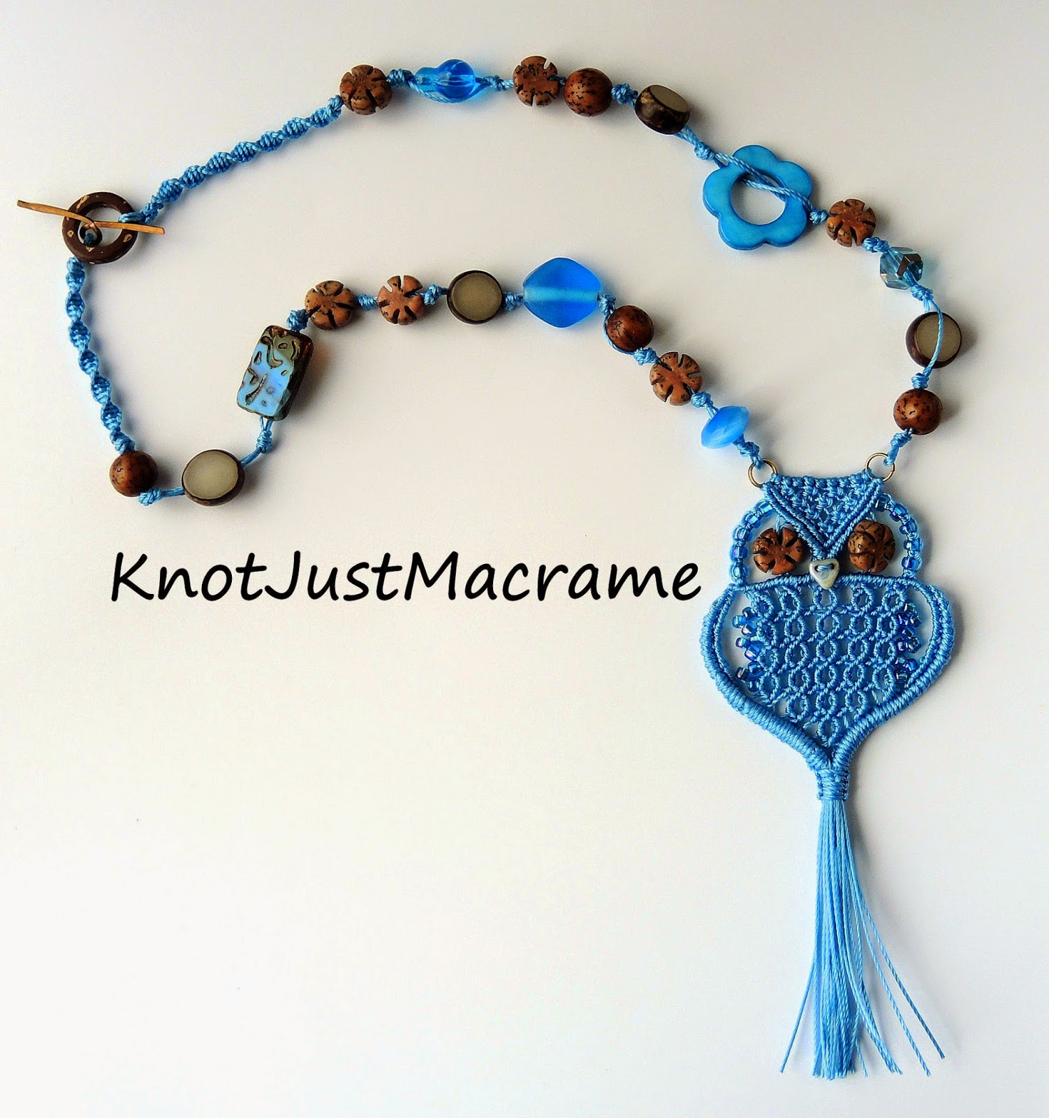 Aashyama macrame bead earrings necklace set | Yarn Artisan Store
