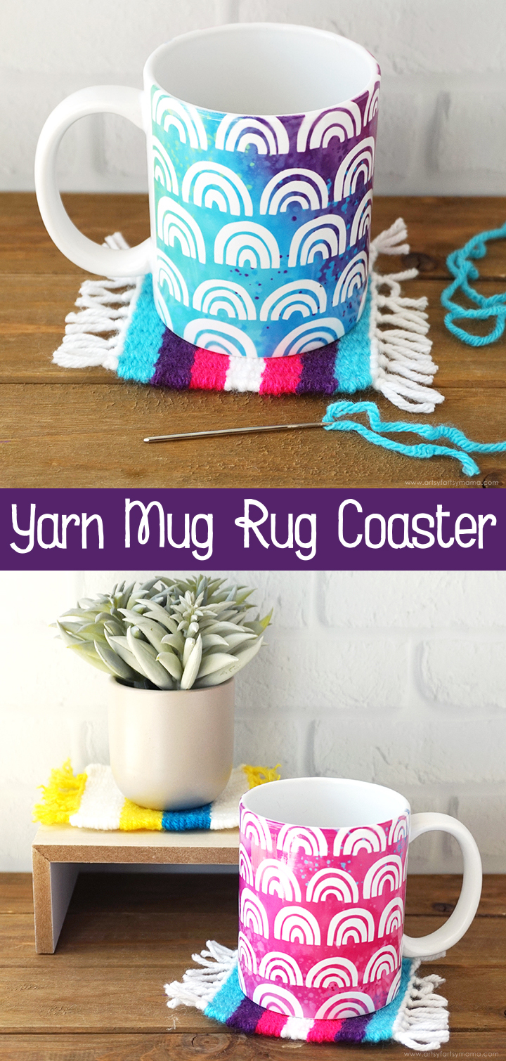 Yarn Mug Rug Coaster