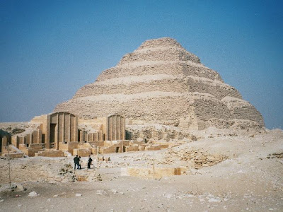 Step Pyramid of Djoser. Pyramid of Saqqara 