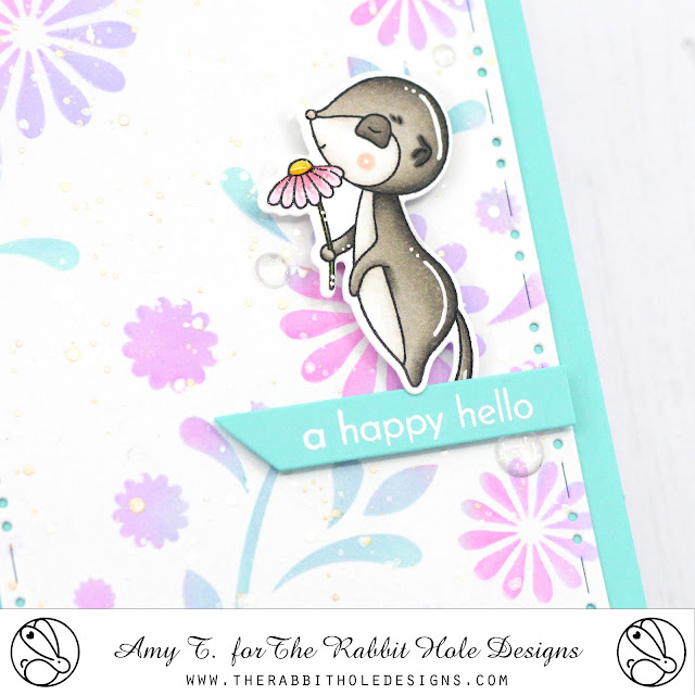 I Really Dig You Stamp and Die Set illustrated by Agota Pop, Build Your Garden Stencil, You've Been Framed - Layering Dies, Clear Sparkle Enamel Dots by The Rabbit Hole Designs #therabbitholedesignsllc #therabbitholedesigns #trhd