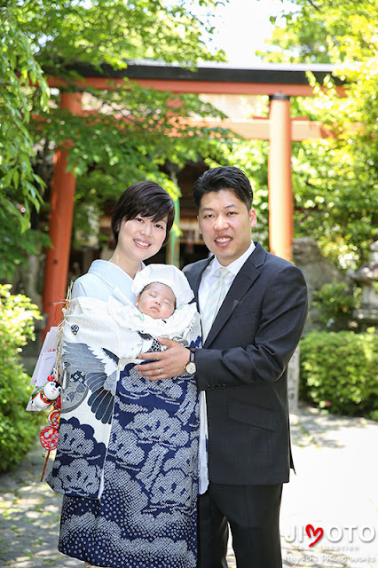 漢國神社でお宮参り出張撮影