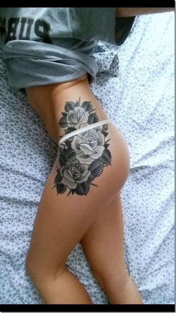 superbes_roses_blanches_de_la_hanche_tatouage