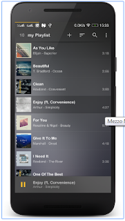 Müxtəlif temaları mövcud olan Music Player Mezzo ilə musiqi dinləmək heç bu qədər əyləncəli bir hal almamışdı.