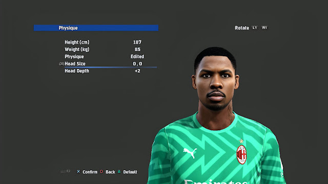 Mike Maignan Face 2023 Update For PES 2013