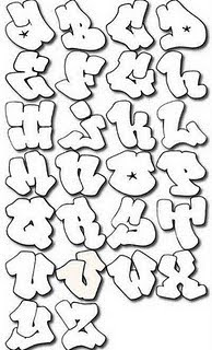 Awesome Graffiti Alphabet Bubble 