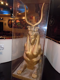 Cleopatra Egyptian sphinx prop