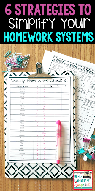 Is homework stressing you out? Here are my top 6 strategies for simplifying your homework systems.