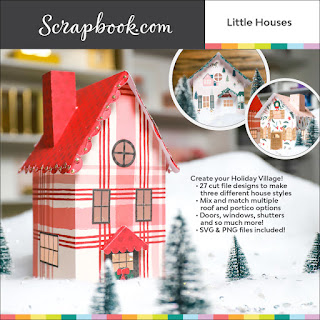 Scrapbook.com Little Houses digital cut file