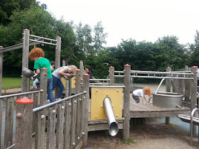 Heaton Park, Manchester play area July 2015