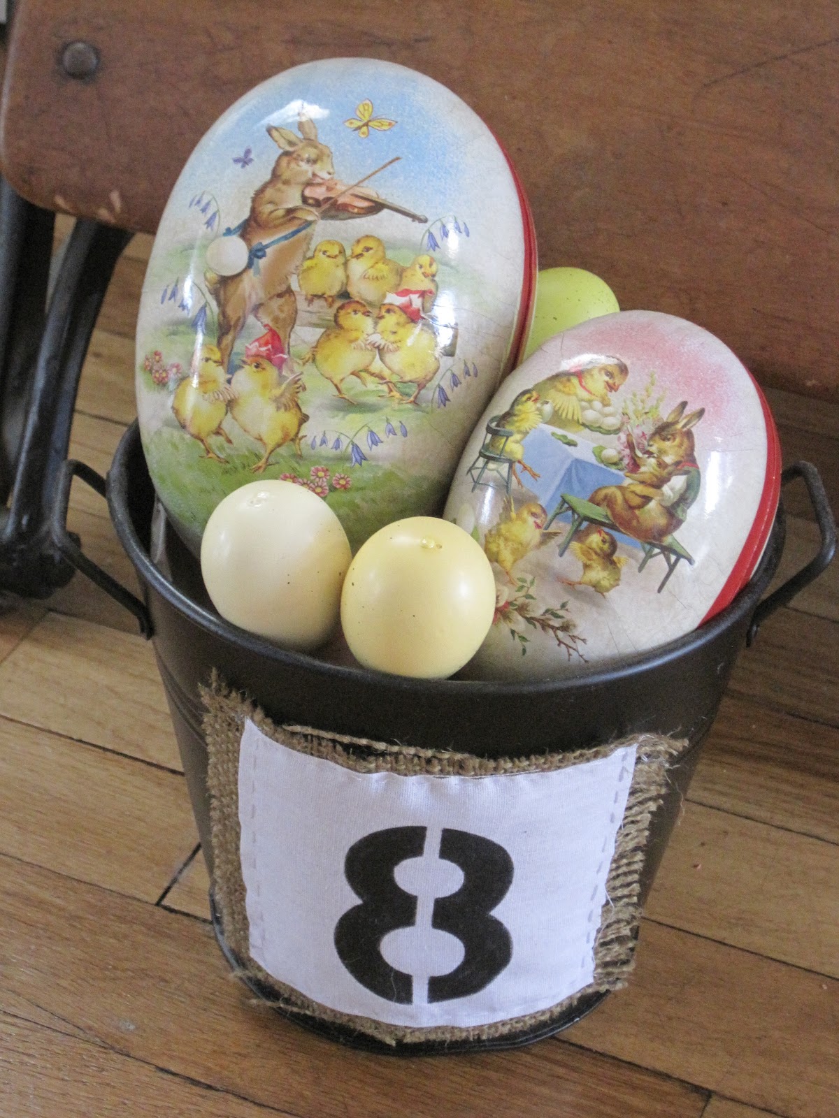 More Pottery Barn outlet finds...paper mache eggs. Can't wait to fill ...