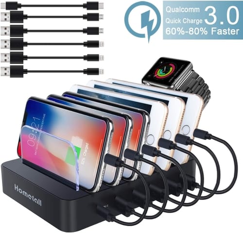 AYEPOW QC 3.0 Family Cell Phone Charger Station Dock