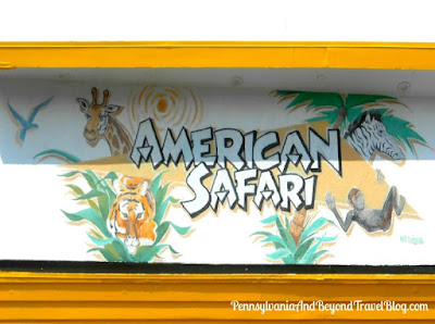 American Safari Motel Wall Mural in Wildwood Crest, New Jersey