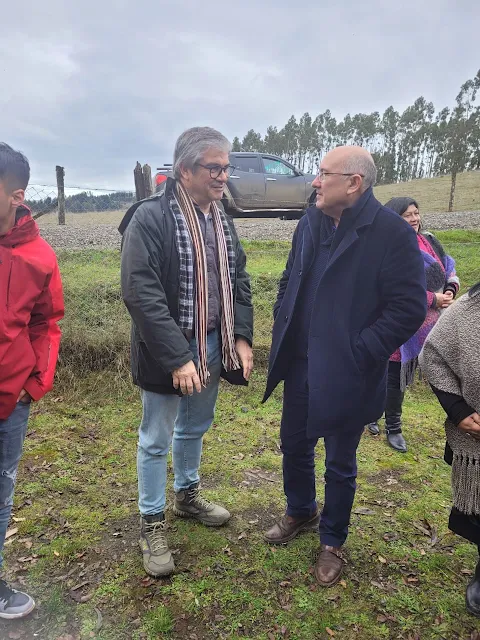 Ministro Mario Marcel visita Lafquelmapu