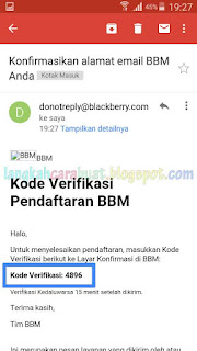 cara mendaftar bbm di android