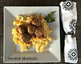 Featured Recipe | Swedish Meatballs from An Affair From the Heart #SecretRecipeClub #recipe #meatballs #maindish