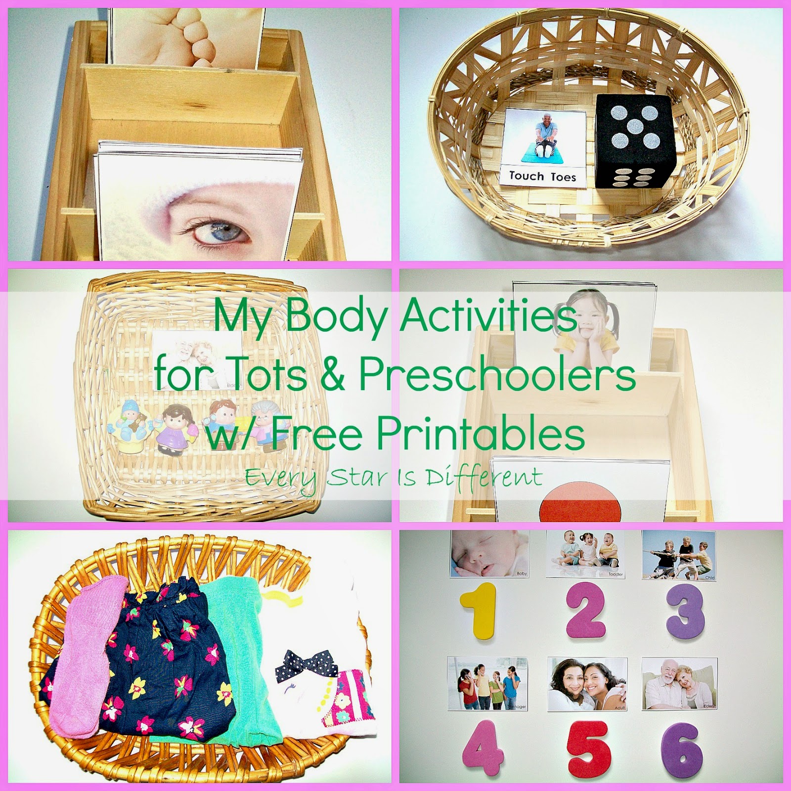 my body activities for tots preschoolers w free printables every star is different
