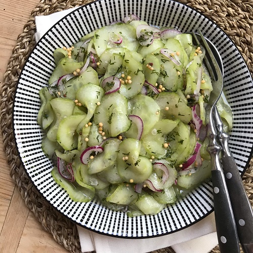 Schüttelgurkensalat