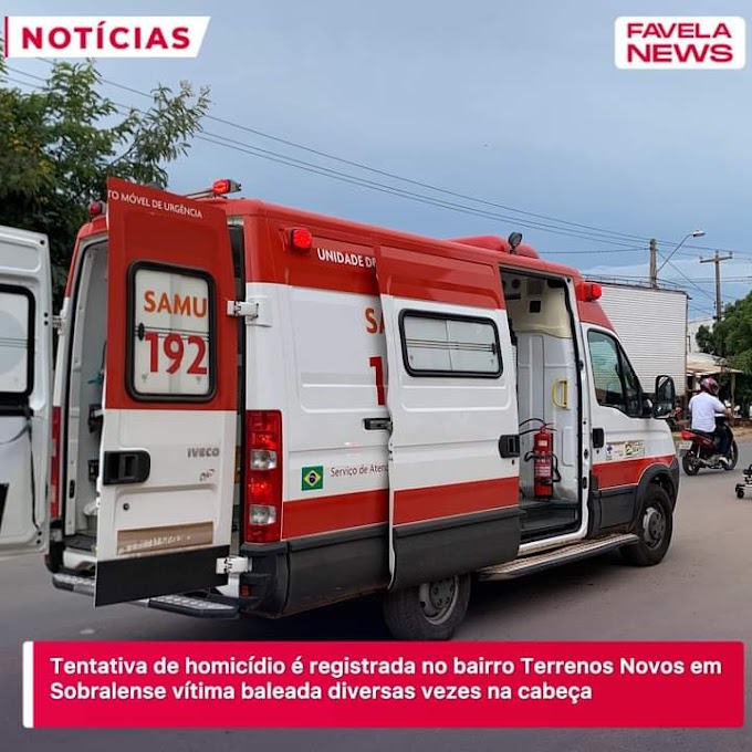 TENTATIVA DE HOMICÍDIO É REGISTRADA NO BAIRRO TERRENOS NOVOS EM SOBRALENSE VISITA BALEADA DIVERSAS VEZES NA CABEÇA 