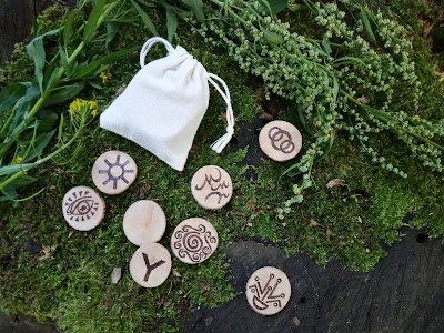 Witches runes, divination