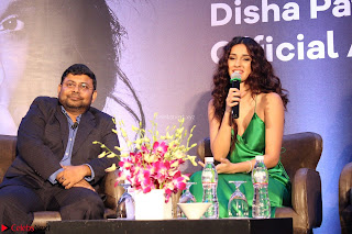 Disha Patani in Beautiful Green Gown at her App Launch 016.JPG