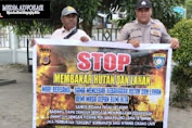 Sesuai Amanat UU Nomor 02 Tahun 2002, Personil Satsamapta Polres Aceh Tamiang, Lakukan Patroli