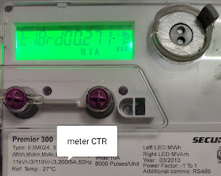 Meter CT ratio