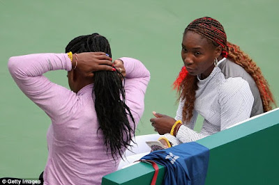  serena and her sister venus williams, 36 already training in preparation for Rio Olympic 2016.