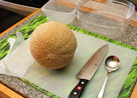 Get a whole cantaloupe.