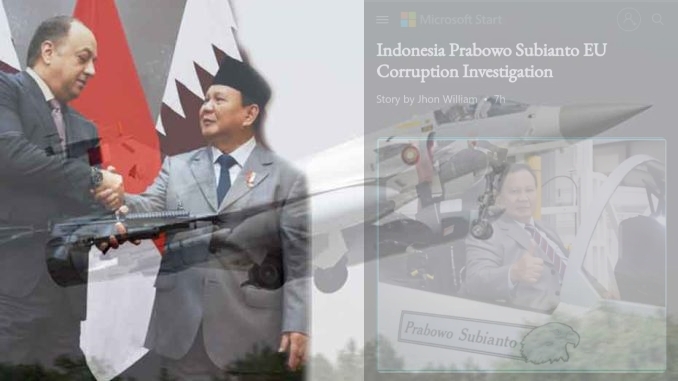 Media Asing Sebut Prabowo Diduga Tersandung Kasus Korupsi Pembelian 12 Pesawat Bekas dari Qatar