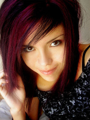 Emo hairstyles are most popular among teenagers, especially girls.