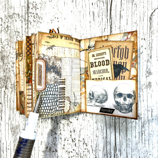 #creeponjune Tracie Fox Collaboration Day 15 Mini Journal In A Matchbox