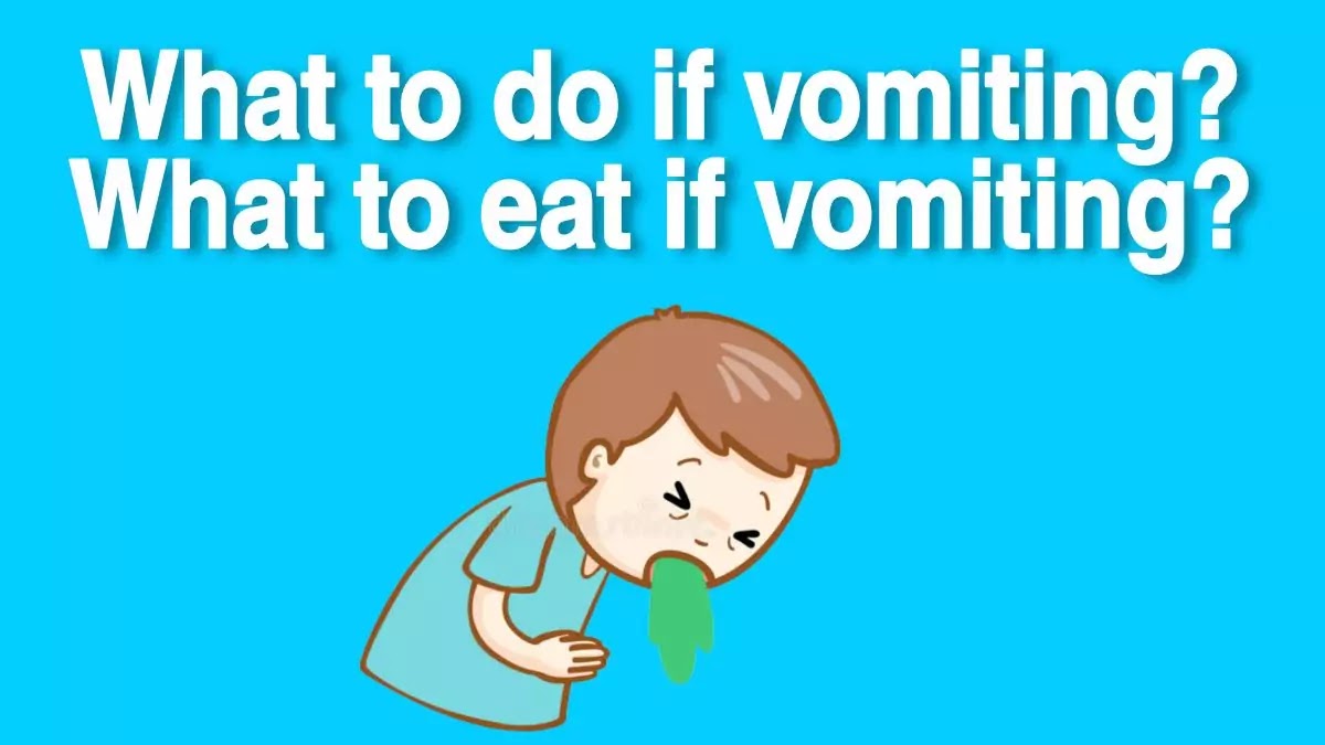 What to do after vomiting.How to stop vomiting home remedies.
