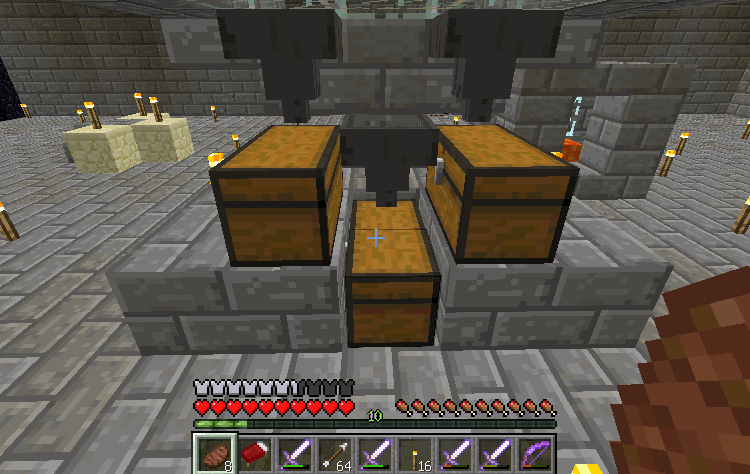 Minecraftプレイ日記 ディスペンサー式完全自動アイテム焼却炉 ゴミ箱 の作り方