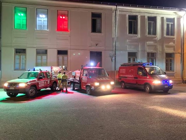 INCENDI : intervento nella notte del Gruppo NERS