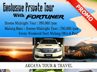 +6282233363399 - Paket Wisata Exclusive Malang Batu + Bromo Midnight Tour with Fortuner (2 Hari) Start Kota Malang / Kota Surabaya - 1 [Exclusive Class]