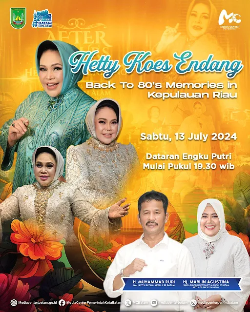 Hetty Koes Endang Hibur Masyarakat Batam Malam Ini
