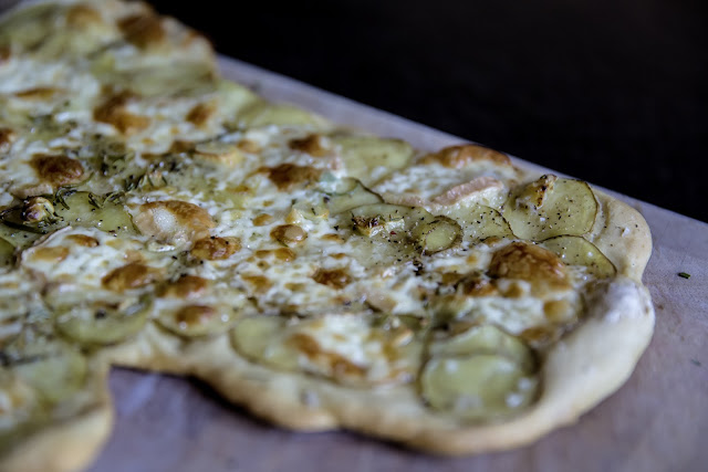 Pizza aux courgettes