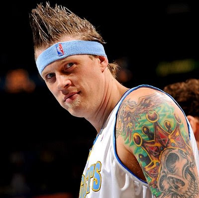 birdman denver nuggets tattoos. He has lots of tattoos,