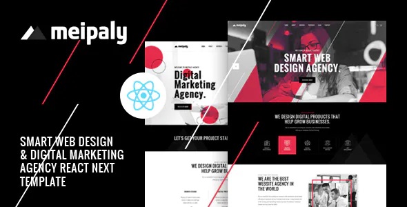 Best React Next Digital Services Agency Template