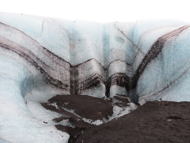 Ice picking iceland glacier walk